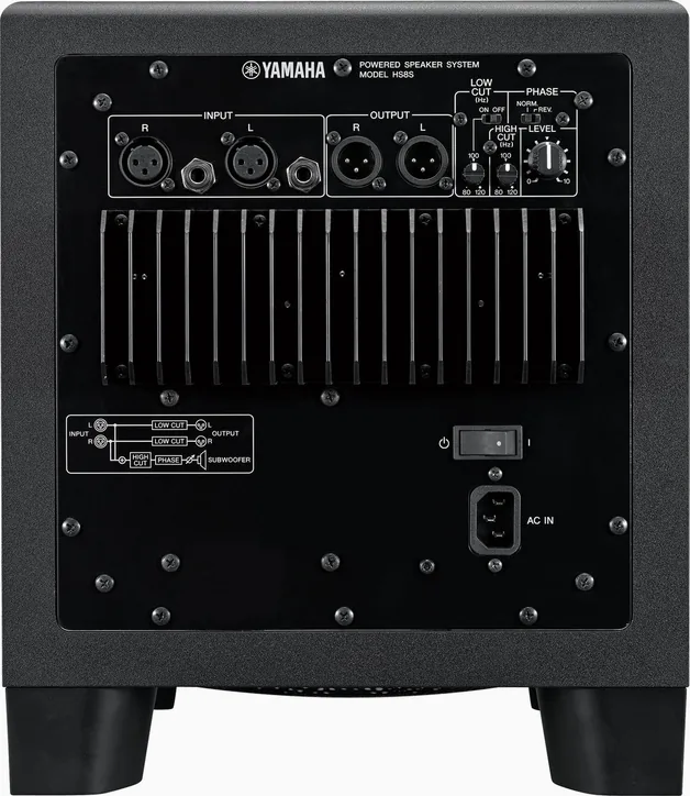 Yamaha HS8S, vue 2