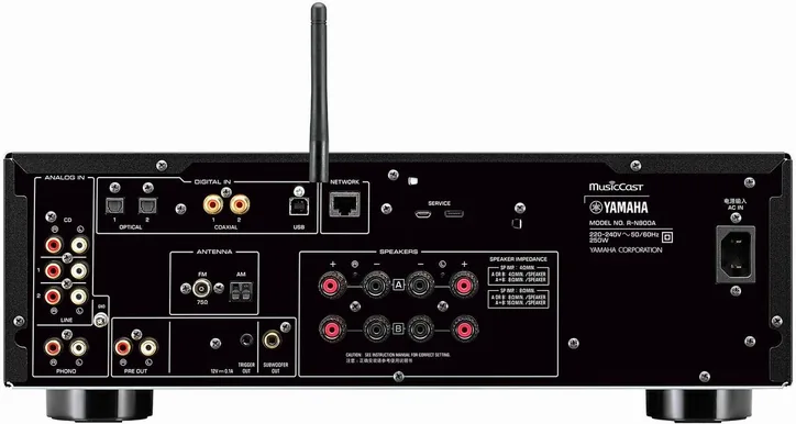 Yamaha R-N800A, vue 2