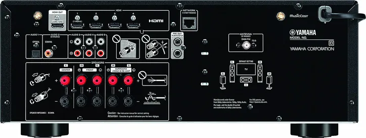 Yamaha RX-V4A, vue 2