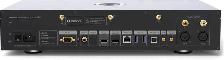 Zidoo UHD8000, vue 2